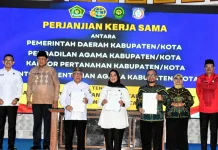 Bupati Gorontalo Teken MoU Isbat Wakaf Terpadu