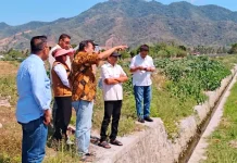 Komisi III Deprov Gorontalo Tinjau Irigasi Persawahan di Oluhuta