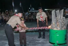 Kemah Prasiaga Pohuwato 2026 Resmi Berakhir, Diikuti 13 Kecamatan