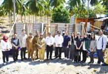 Pemerintah Tinjau Pembangunan Rumah Layak Huni Keluarga Rentan Stunting di Huidu