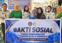 Lapas Perempuan Gorontalo Gelar Bakti Sosial Semarakkan HUT Kemerdekaan