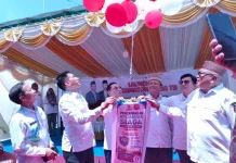 Kecamatan Siaga TBC di Gorontalo Diresmikan Wamenkes dan Wamendagri