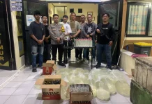 Polsek Kota Timur Polresta Gorontalo Kota Sita 480 Liter Cap Tikus di Talumolo