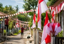 Antusias Warga Tenggela Kabupaten Gorontalo Sambut HUT ke-81 RI