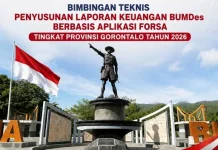40 Orang Pengelola BUMDes di Gorontalo Ikuti Bimtek Penyusunan Laporan Keuangan
