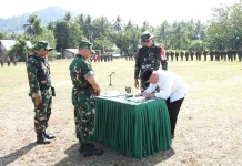 TMMD Ke-129 Kodim Pohuwato Resmi Ditutup, Hasil Pembangunan Diminta Dijaga Bersama