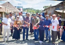 Pemanfaatan Jembatan Bailey di Pulubala Diresmikan