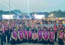 Sekjend Sako Ma’arif NU Tinjau Kontingen Jamnas