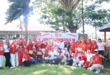Bhayangkari dan Polwan Pohuwato Meriahkan HUT Kemerdekaan RI