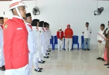 Wabup Pohuwato Kukuhkan Paskibraka Kecamatan Randangan