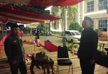 Pemkab Gorontalo Utara Pastikan Panggung Pencanangan HUT RI Siap