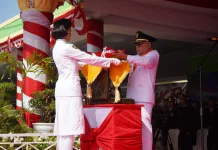 Upacara Detik-Detik Proklamasi di Kabupaten Gorontalo Berlangsung Lancar