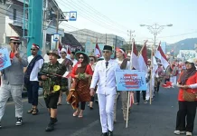 Bappeda Gorontalo Tampilkan Semangat Perjuangan lewat Parade Kostum
