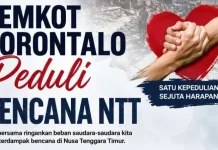 Donasi ASN Pemkot Gorontalo untuk Korban NTT Capai Rp108 Juta