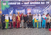 Orang Tua Ikut Semarakkan HUT RI dan HUT Spensa Gorontalo