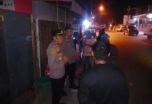 Polsek Kota Selatan Polresta Gorontalo Kota Tertibkan Miras lewat Patroli Malam