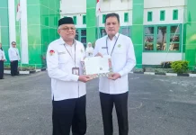 Terima SK Pensiun, Pengabdian dan Dedikasi Kakankemenag Gorut Diapresiasi