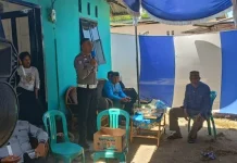 Satlantas Polres Bone Bolango Sosialisasi Lalu Lintas di Rumah Duka