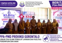 Perkuat Layanan Perempuan dan Anak, Dinas P3A-PMD Gorontalo Launching Tiga Klinik
