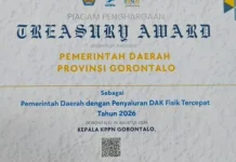 pemprov Gorontalo Raih Penghargaan DAK Fisik Tercepat 2026