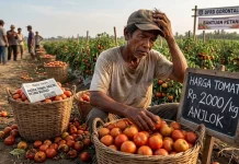 Harga Tomat Anjlok, Petani Gorontalo Terancam Merugi