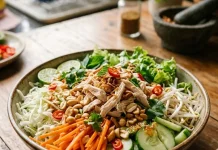 Salad vietnam yang cocok di lidah orang indonesia, segar, gurih, dan gampang dibuat