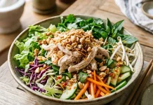 Bosan dengan lalapan biasa? coba salad vietnam yang praktis dan penuh sayuran