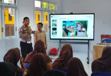 Polres Bone Bolango Gelar Police Goes to School, Bentuk Pelajar Taat Aturan