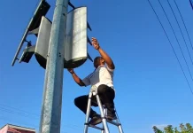Traffic Light Rusak, Dishub Provinsi Gorontalo Langsung Memperbaiki