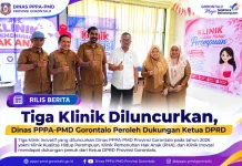 Dinas PPPA-PMD Gorontalo Luncurkan Tiga Klinik Inovatif