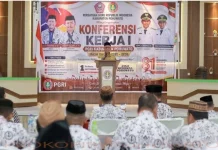 Buka Konferensi PGRI, Wabup Pohuwato Tekankan Kemitraan Strategis