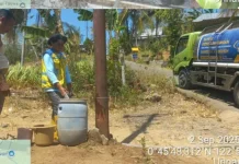 BWS Salurkan 10 Ribu Liter Air Bersih di Desa Botuwambato Kwandang
