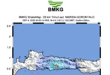 Gempabumi Tektonik M 4,1 Guncang Gorontalo