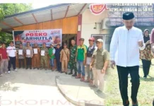 Antisipasi Karhutla, Taluditi Bentuk Posko Pertama di Pohuwato