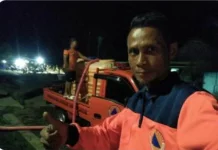 BPBD Gorontalo Utara Distribusikan Air Bersih hingga Malam Hari