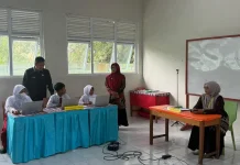 Pelaksanaan Olimpiade Madrasah di Tiga Sekolah Dipantau Kemenag Kabgor