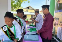 Ratusan Santri di Kecamatan Tolangohula Ikuti Khatam Raya Al-Qur’an