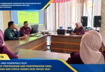 83,6 Persen Desa di Gorontalo Berstatus Maju dan Mandiri.
