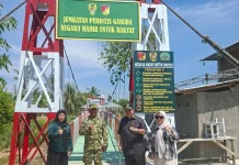 Komisi III Deprov Gorontalo Tinjau Hasil Pembangunan Jembatan Merah Putih Hutuo