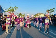 Meriahkan GKK 2026, Disnakertrans ESDM Tampilkan Kreasi Bertema Alat Musik