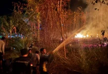 Kebakaran Lahan di Popayato Timur Pohuwato Berhasil Dipadamkan