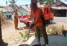 BPBD Gorut Salurkan Bantuan Air Bersih di Desa Pontolo Kwandang