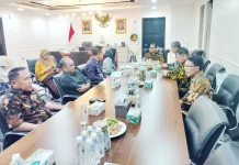 Kawal Embarkasi Haji, Kabag TU Kemenhaj dan DPRD Gorontalo Temui Sekjen di Jakarta