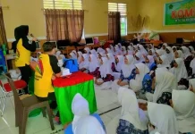 Siswi MIMTSA Dapat Edukasi Pentingnya Imunisasi Dari Tim Puskesmas Kwandang