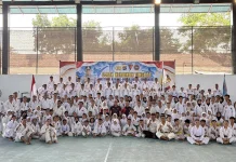 Institut Karate Do Nasional Gorontalo Gelar Ujian Kenaikan Tingkat