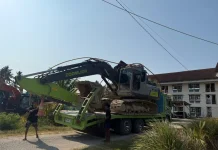 Polres Pohuwato Amankan Excavator yang Diduga untuk Aktivitas PETI