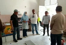 Dikbud Kabgor Dampingi Komisi I Deprov Monitoring Revitalisasi Sekolah di Biluhu