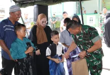 Bakti Sosial Korem 133/NW Diisi Berbagai Begiatan