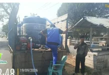 Dinsos dan TAGANA Gorut Salurkan Air Bersih, 74 Warga Desa Pontolo