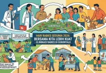 Hari Rabies Sedunia 2026, PDHI Gorontalo Dorong Kolaborasi Atasi Rabies